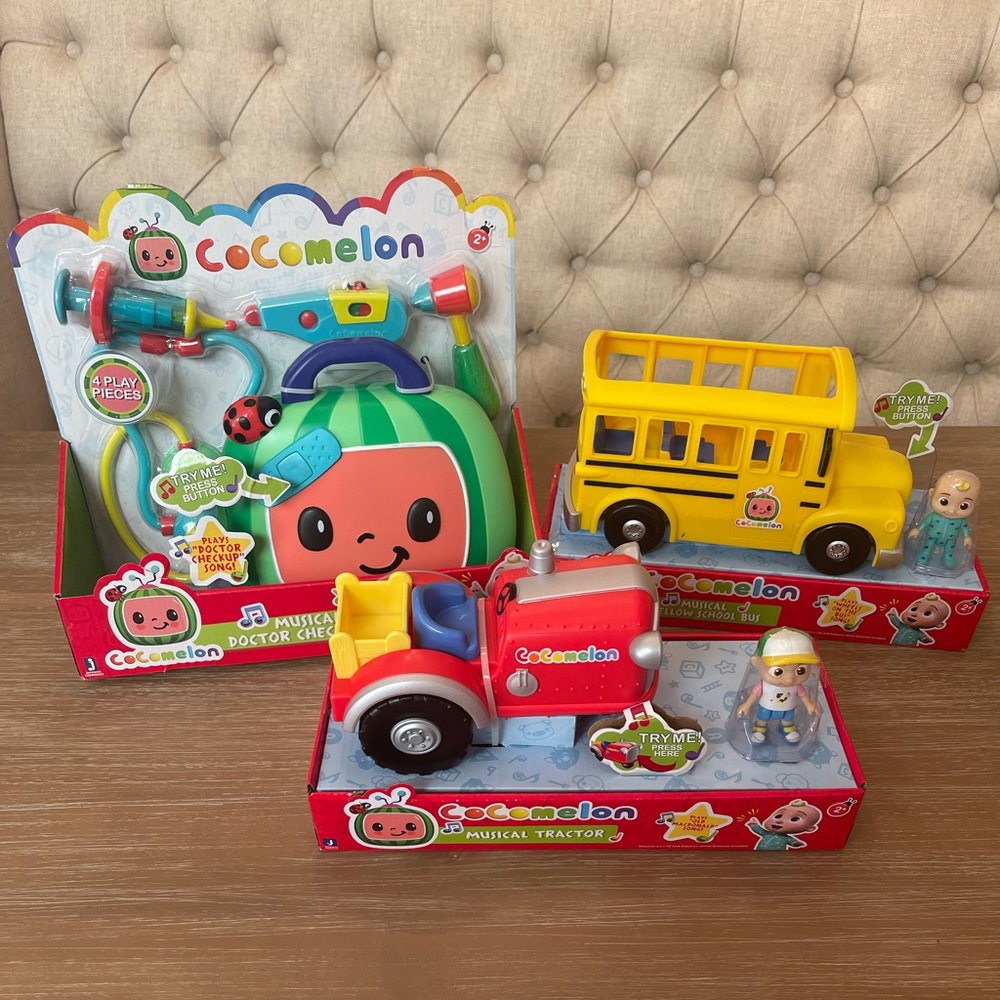 Cocomelon 3 piece Bundle Set